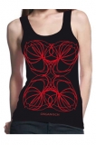 tank top organic red