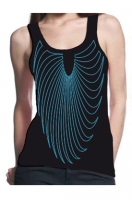 Tank Top blue grafik